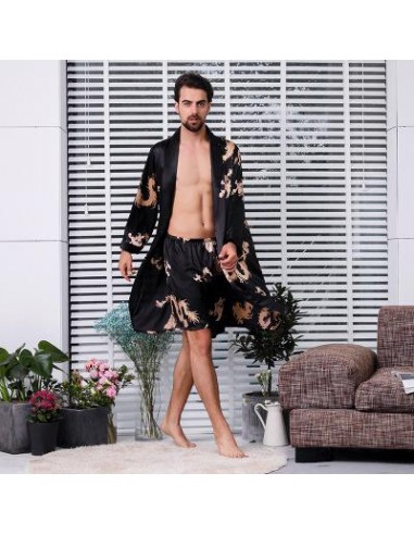 Kimono Pyjama Japonais Homme à Manches Longues livraison et retour toujours gratuits