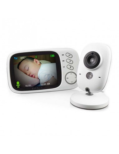 Babyphone vidéo à vision nocturne brillant des détails fins