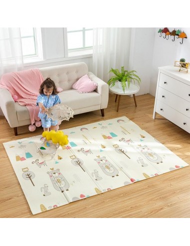 Tapis de jeu brillant pour bébé basket pas cher