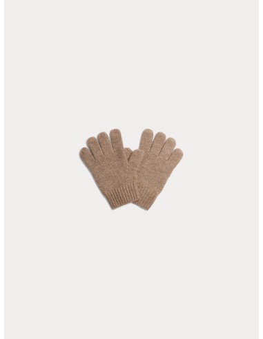 Gants Birk en cachemire beige de France